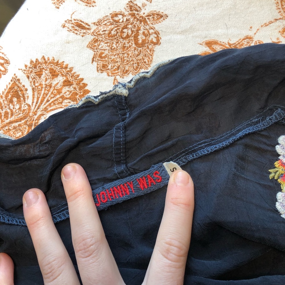 Johnny Was Embroidered Top - Picture 5 of 7